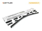 VEPLATINUM580 Щетка стеклоочистителя 580мм [23"]; бескаркасная PLATINUM с переходниками VETTLER