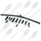 VEPLATINUM530 Щетка стеклоочистителя 530мм [21"]; бескаркасная PLATINUM с переходниками VETTLER