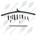 VEPLATINUM530 Щетка стеклоочистителя 530мм [21"]; бескаркасная PLATINUM с переходниками VETTLER