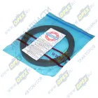 17185 Сальник (манжета) 2.2-105х130х12 коленвала задний (левого вращения) двубортный MAN Lion's (1991-2021); (7405-1005160-01) Vitocom