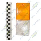 Ф-402.01.00 Рассеиватель переднего фонаря МТЗ бело-оранжевый 180х80х45 WASSA