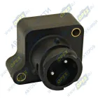 0501 219 150 Датчик заднего хода (ПВХ) 45х43х34 байонет 2 контакта 3 отв. ф5 КПП CF75, КАМАЗ (КПП ZF 16S151 ZF