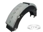133Г4-3501090 Колодка тормозная(стальная) L=580 s=70 двухреберная передняя с роликом; с роликом в сборе (1 шт) ZTM