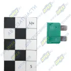 35.3722-06 Предохранитель (флажковые) плоский штырьевого типа (30А) Standard зеленый; (356.3722) АВАР