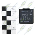 738.3747-20 Реле стартера КАМАЗ,УРАЛ 24В; 31х46, 5 клемм (1 двойной  контакт, 3 одинарных) АВАР