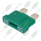 35.3722-06 Предохранитель (флажковые) плоский штырьевого типа (30А) Standard зеленый; (356.3722) АВАР