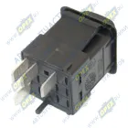3842.3710-02.09 Выключатель-кнопка плафонов КАМАЗ (ЕВРО) 24v 4 контакта АВАР