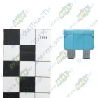 35.3722-03 Предохранитель (флажковые) плоский штырьевого типа (15А) голубой; 000000004205 АВАР