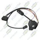 4002.3709 Переключатель стеклоочистителя ЗИЛ,МАЗ,УРАЛ,КРАЗ L=190; 12-24V; фишка 7+2 плоских клемм/фишка 2 плоские клеммы АвтоАрматура