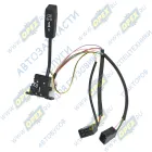 6602.3709-01 Переключатель указателей поворотов и света КАМАЗ, МАЗ; (удл.жгут 3 см, крепеж смещен на 2 мм) АвтоАрматура