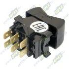 П147-04.11 Переключатель-клавиша 3-х поз. 12-24v 6контактов отопителя КАМАЗ АвтоАрматура