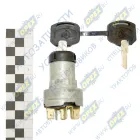 1202.3704-03 Выключатель (замок) зажигания КАМАЗ.МТЗ.МАЗ.УРАЛ; мягкая обл.ключа, 5 двойных клемм АвтоАрматура