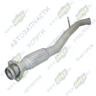 АК 2132-1206005-32 Труба-вставка L=1110, фланец 2отв.ф8 приемная (замена нейтрализатора) Газель Некст (дв.Cummins) Евро-4 Автоглушитель