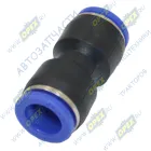 PUC 12 Фитинг (штуцер) прямой; трубка ф12/ф12мм (цанга); пвх АВТОМАГНАТ