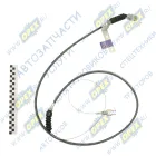 544010-1108580 Трос газа L=2455 в оплетке с пружиной и наконеч.(Привод гибкий) АвтоПартнер