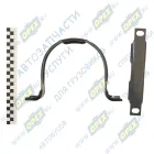 53-2202082/86 Кронштейн опоры кард. вала, скоба ГАЗ-53, 3307,3309,33104 L=480 S=50; 3отв.ф12; в сборе (с пластиной, накладкой) АЗГ