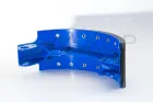 53229-3501090-50 Колодка тормозная (580х140) КамАЗ ЕВРО-2; (литая) (короткая накладка) АККОР