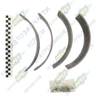 3302-3502105-СР Накладка тормозная (285х70) ГАЗ-3302,Газель задняя; (комплект 4шт с заклепками) АККОР