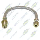 С41R13.3506228 Шланг тормозной передний от компрессора к трубке ГАЗон Некст в оплетке; L=570,Ш=М22+К27,Ш=М27+К32 (Н/О) Ал-Компани