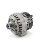 4512.3771 Генератор 28в МАЗ, УРАЛ (дв. ЯМЗ-658 ЕВРО-2,3) поликлин.шкив 6 ручьев (а/м до 2009г.в.) один кронштейн; 80А АТЭ-1