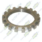 500-3104076-Б Гайка (круглая) М80х2 С/И h=12 внутр.резьба подшипников ступицы и оси балансира полуприцепа, зубчат АШ