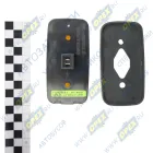 641.3726-01 Указатель поворота боковой (повторитель) КАМАЗ,МАЗ 110х60х60 24V разъем под фишку 2 контакта; (по 6 правилам ПАЗ) АЭК