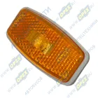 74.3731-01 Фонарь габаритный светодиод 12/24в (колодка овальная AMP) на защелках; оранжевый АЭК
