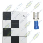 РПИ-М2,5-6,3 Клемма "мама" серии 6,3 наружняя (под провод 2.5мм); с изоляцией ПВХ синяя (3718) АЭНК