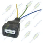 9007СБП Колодка соединительная 4 конт. серии 6,3мм; 4 конт. с 3-мя проводами и пыльником (5426) АЭНК