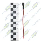 8006СБИ-0,75 Клемма "мама" серии 6,3 наружняя изолированная, с проводом 0,75 мм луженая; (2855) АЭНК