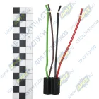 9016СБ4 Колодка соединительная реле; (в сборе с 4-мя пров.2х0,75+2х1,50мм кв. L=120мм)(392) АЭНК