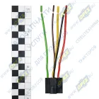 9016СБ5 Колодка соединительная реле; (в сборе с 5-ю пров.2х0,75+3х1,50мм кв. L=120мм)(2872) АЭНК