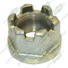 375107-10 Гайка С/И М48х2 h=50 К=64 , корончатая крюка буксировочного МАЗ (М48х2 h=50 К=64, корончатая) БААЗ