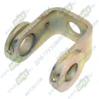 6430-5001706 Опора переднего подрессоривания кабины Побразная L=270 Sвнутр.=65; 2отв.ф28/1отв.ф25/1отв.М10х1,5 БААЗ