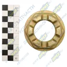 374964 Гайка С/И М42х2 h=29, К=63 корончатая , фланцевая хвостовика редуктора МАЗ (корончатая) БААЗ