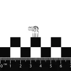 БАК.00088 Пресс-масленка М6х1 угловая (90 градусов) (2.3.90 Ц6хр) ГОСТ 19853-74 БелАК