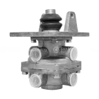 БАК.13511 Кран тормозной 2-х секционный подпедальный (без педали); (ГТК Н/О) МАЗ,КамАЗ ЕВРО (8 отверст.М22х1,5/7отверст.ф10) БелАК
