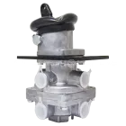 БАК.13508 Кран тормозной 2-х секционный; с рычагом (отл. располож. присоедин бобышек) БелАК