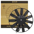 БАК.11845 Электровентилятор 12V(11 лопаст) радиатора ГАЗ-3110,31105,Газель (дв.ЗМЗ-405,406,409) GAZ 2217 2.3i 1997 - GAZ 2705 2.3i 1997 - GAZ 2752 2.3i 1997 - G БелАК