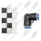 БАК.90208 Фитинг (угольник); трубка ф8/ф8мм; (цанга) БелАК