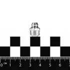 БАК.00080 Пресс-масленка М10х1 прямая (1/8 1.3 Ц6) ГОСТ 24705 БелАК