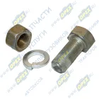 1/14085/21 К-Т №46 Болт ГОСТ-7798 М18х40х1,5; Р=36 К=27 (к-т болт,гров,гайка) поворот. круга БелЗАН