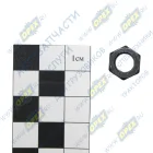 853529 Гайка ГОСТ-5915 М8х1; h=7 К=12/13 (каленая) шатуна компрессора БелЗАН