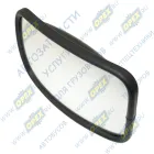 САКД-458.201.040 Зеркало (ПВХ) УРАЛ,ПАЗ сфера без обогрева широкоугольное в сборе бордюрное; [8] 274х182 БЕЛОГ