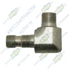 320-4607171 Фитинг Угольник Рнаруж=М16х1,5/М14х1,5(двойная резьба) L=52х40 БЗТДИА