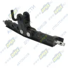 320-4605110 Поперечина МТЗ-320 L=740мм, палец Ф22мм в сб. (с вилкой и шкворнем) БЗТДИА