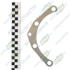 220-2401013-01 Прокладка (сталь) С/Ф L=193х0,5; 4отв.ф14 регулир.,1отв.ф10 БЗТДИА