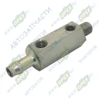 225-3829001 Фитинг (штуцер) прямой; под шланг ф14/ Рнаруж=М16х1,5 2вн.отв.М10х1,5/М12х1,5 с/и БЗТДИА