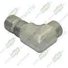 40-3405061-А Фитинг Угольник Рнаруж=М20х1,5 Р=15/М20х1,5 Р=30 L=40х60 поворотный БЗТДИА