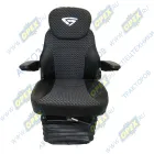 80-6800010-01 Сиденье МТЗ 696мм; 696мм,с подлокотниками и регулируемой спинкой.капровелюр, БЗТДИА